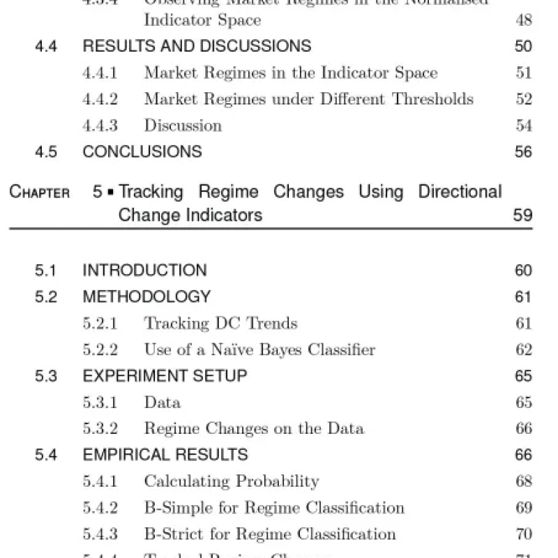Detecting Regime Change in Computational Finance