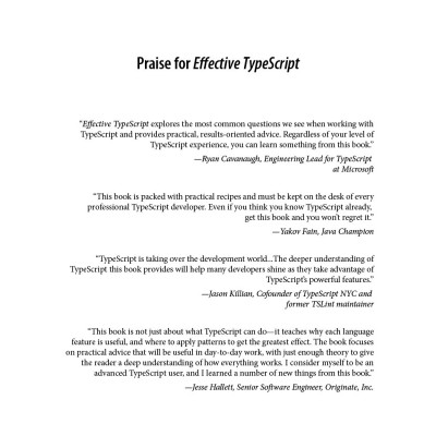 Effective TypeScript
