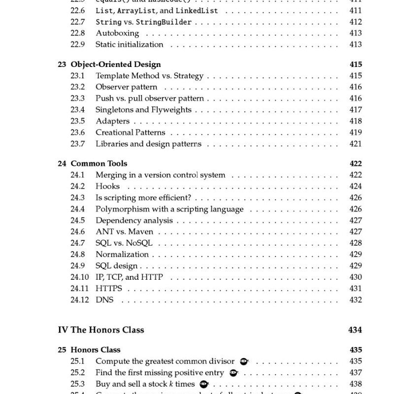 Elements of Programming Interviews in Java