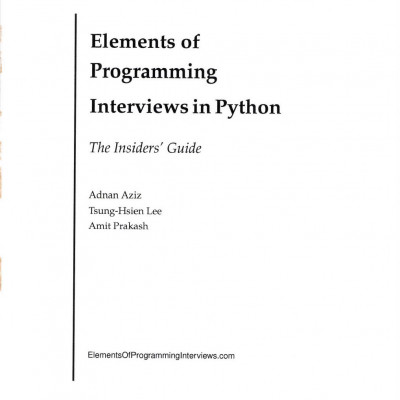 Elements of Programming Interviews in Python