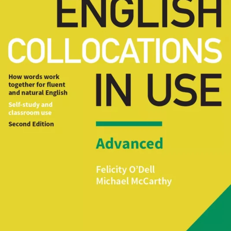 2 quyển English Collocations in Use Advanced, Intermediate Book with Answers (Sách màu+đen trắng)