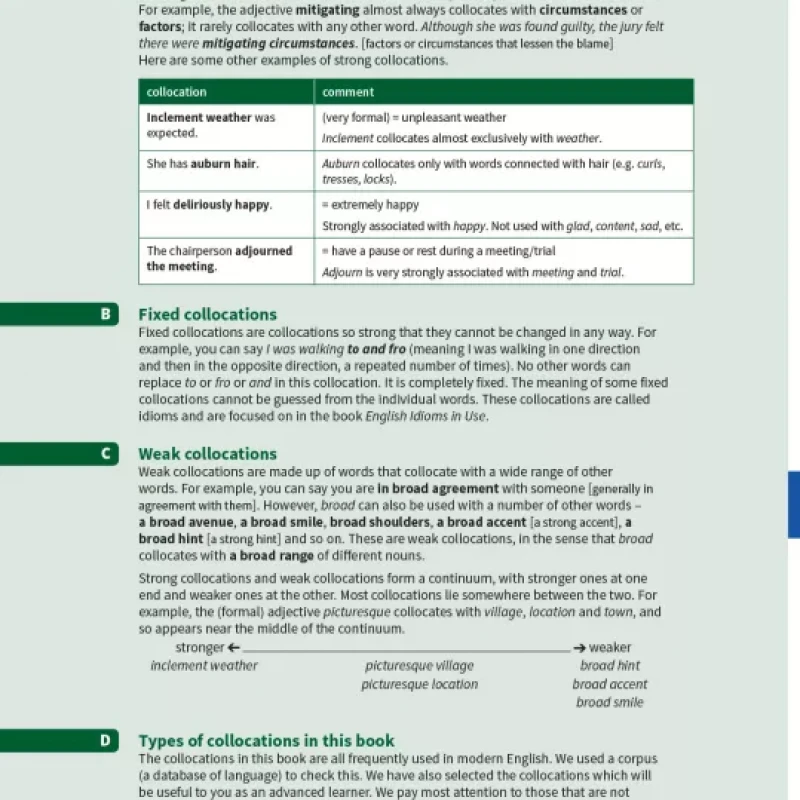 2 quyển English Collocations in Use Advanced, Intermediate Book with Answers (Sách màu+đen trắng)