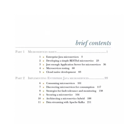 Enterprise Java Microservices