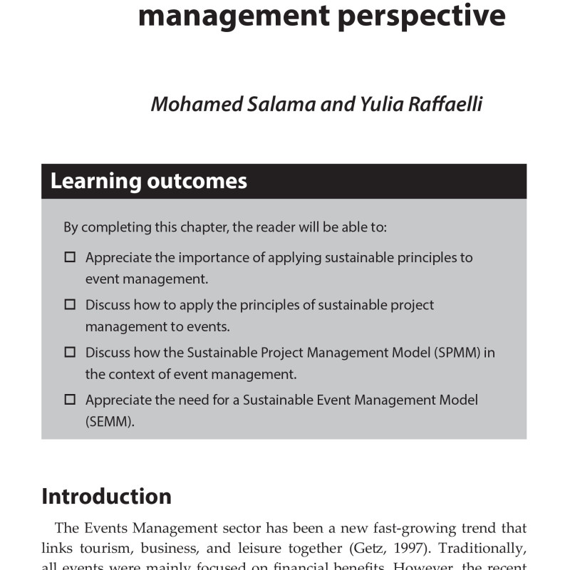 Sách Event Project Management Principles, technology and innovation