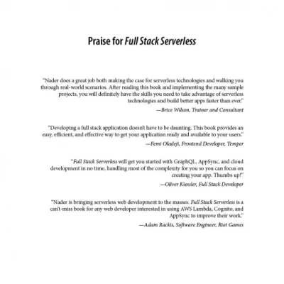 Full Stack Serverless