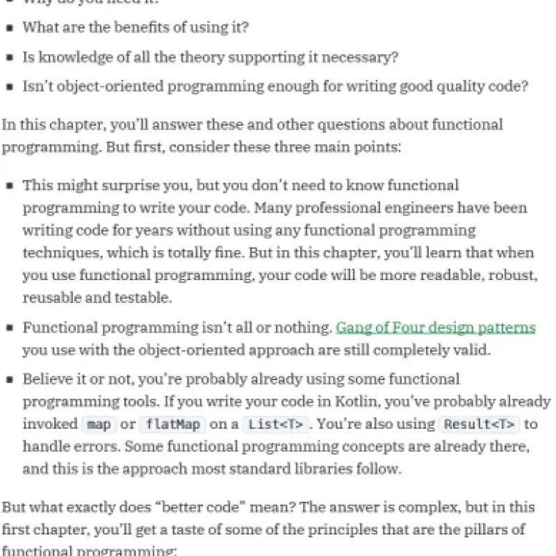 Functional Programming in Kotlin by Tutorials - Hanoi Bookstore