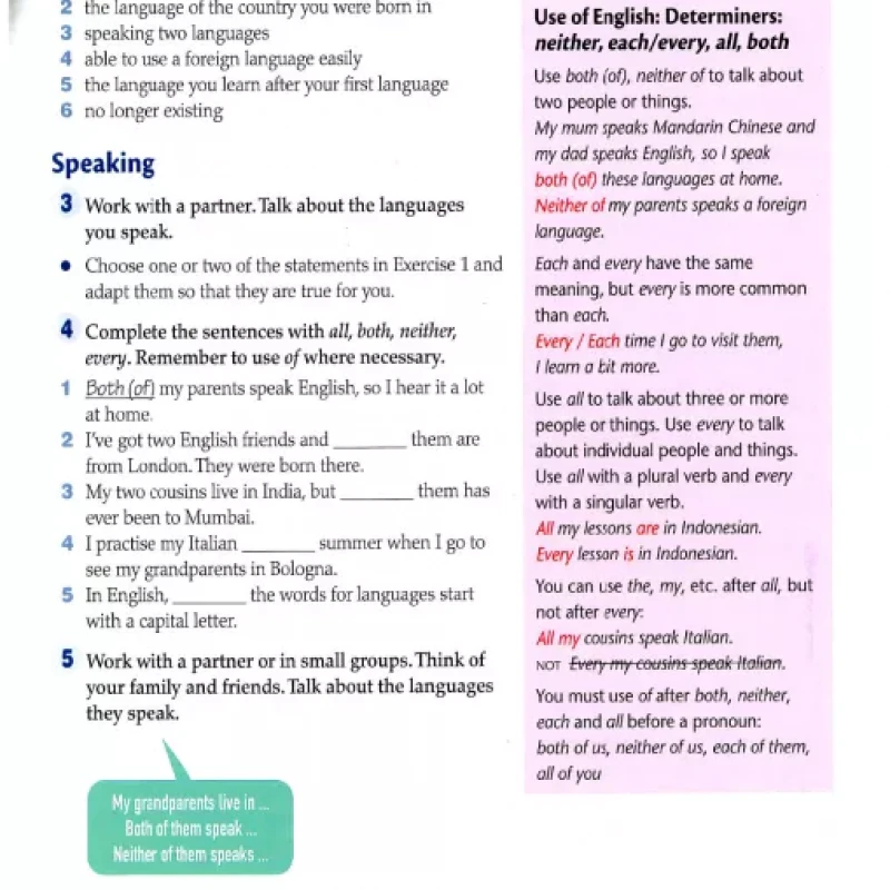 Global English course book + Woor book