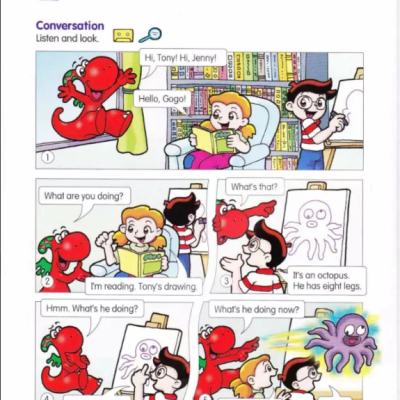 Gogo love English 4 Student book - Work book (Sách màu)