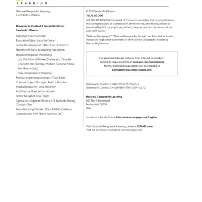 Grammar In Context 3 - 7th Edition (sách màu)