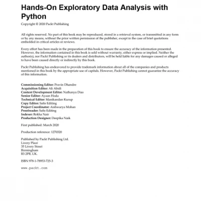 Hands-On Exploratory Data Analysis with Python