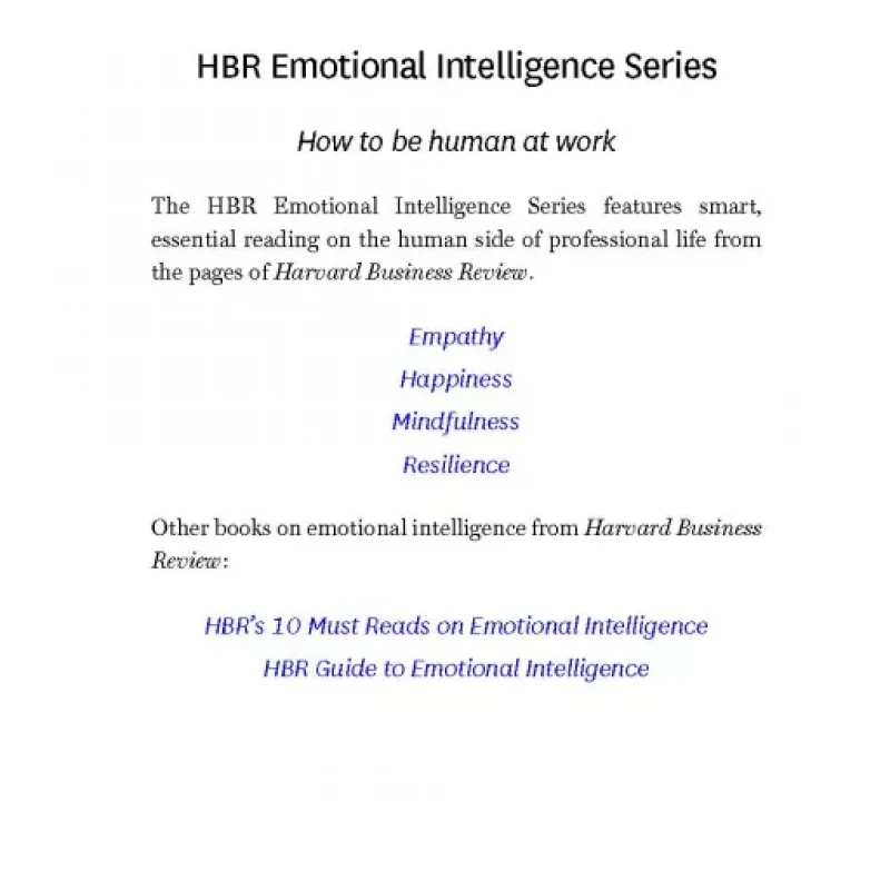 HBR Emotional Intelligence Boxed Set