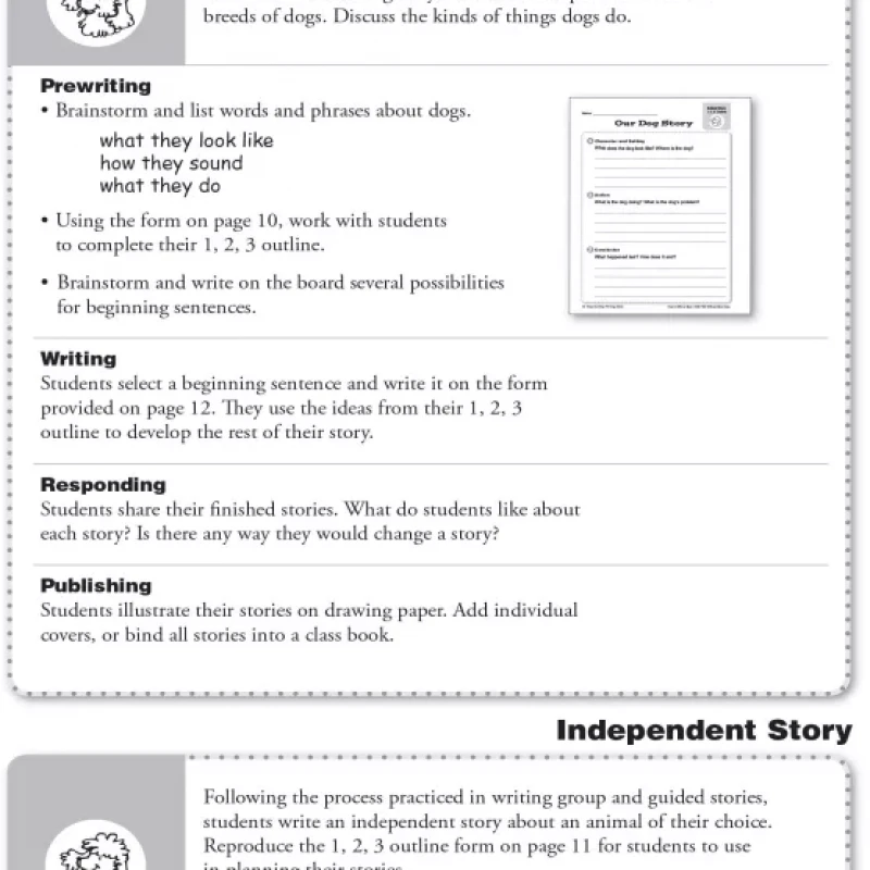 How to write a story grade 1-3 (Sách đen trắng)