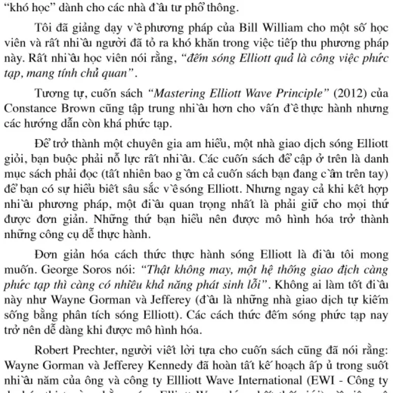 Hướng dẫn giao dịch theo sóng elliott (sách đen trắng- sách màu)