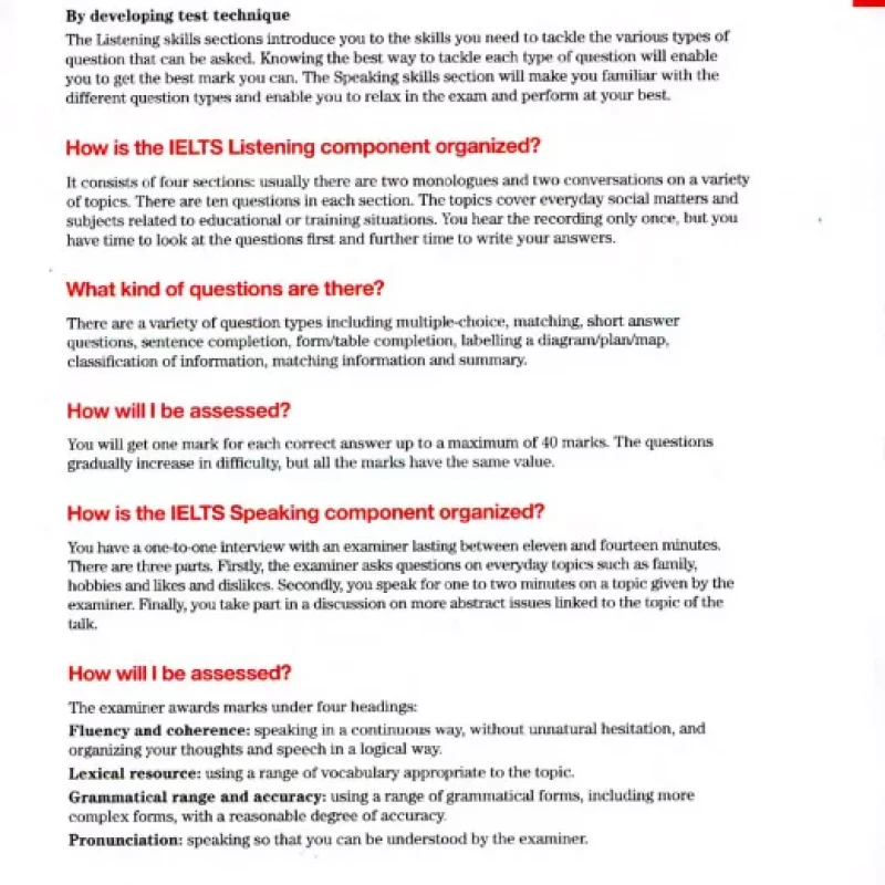 Improve Your Skill Listening and speaking for IELTS 4.5-6 0 (sach mau)