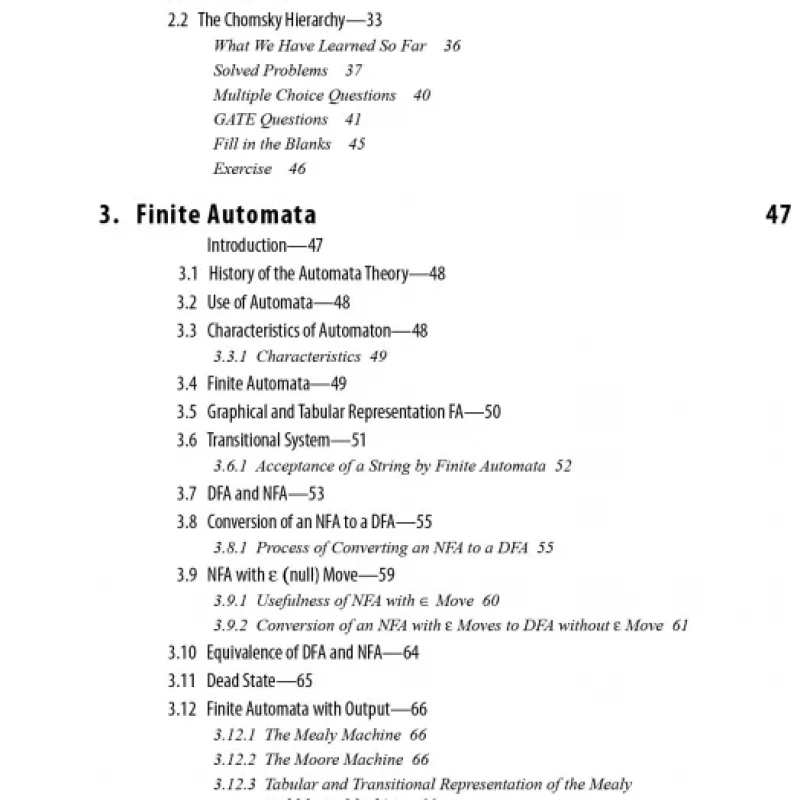 Introduction to Automata Theory, Formal Languages and Computation