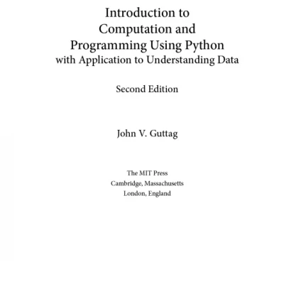 Introduction to Computation and Programming Using Python