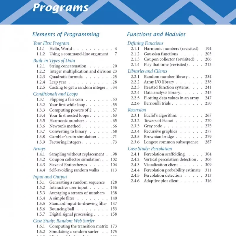Introduction to Programming in Java. An Interdisciplinary Approach