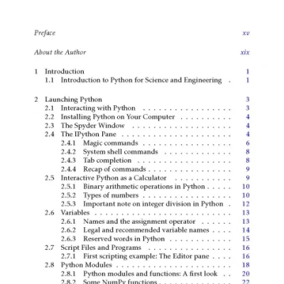 Introduction to Python for Science and Engineering