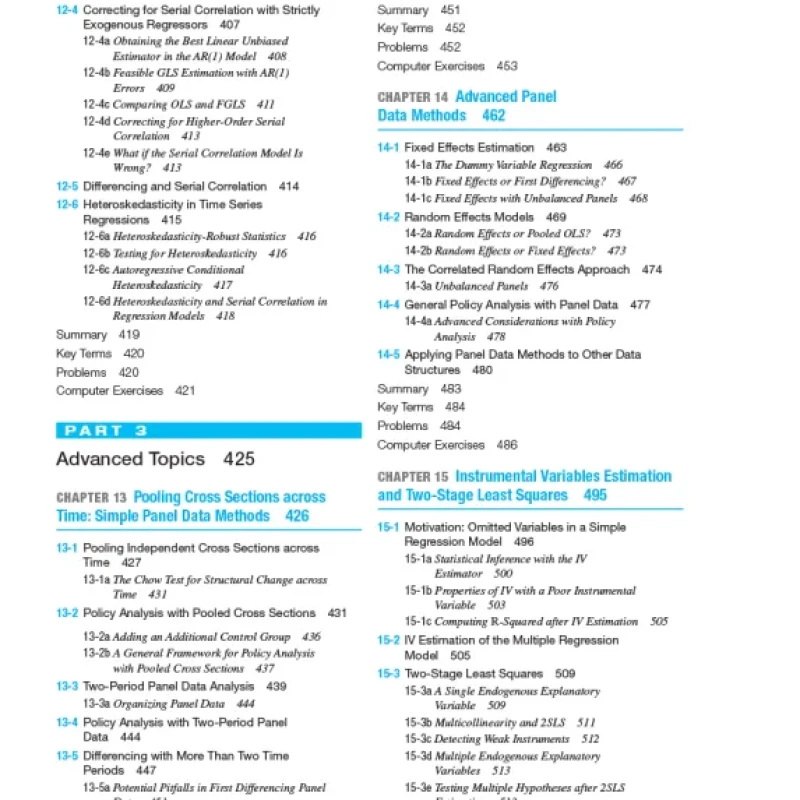 Introductory Econometrics A Modern Approach