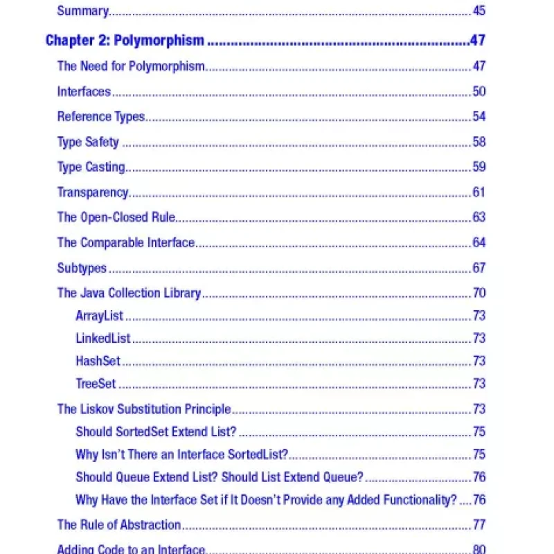 Java Program Design Principles, Polymorphism, and Patterns