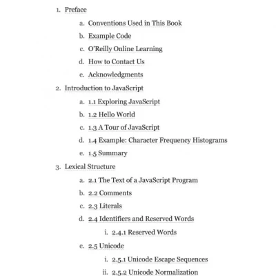 JavaScript The Definitive Guide Master