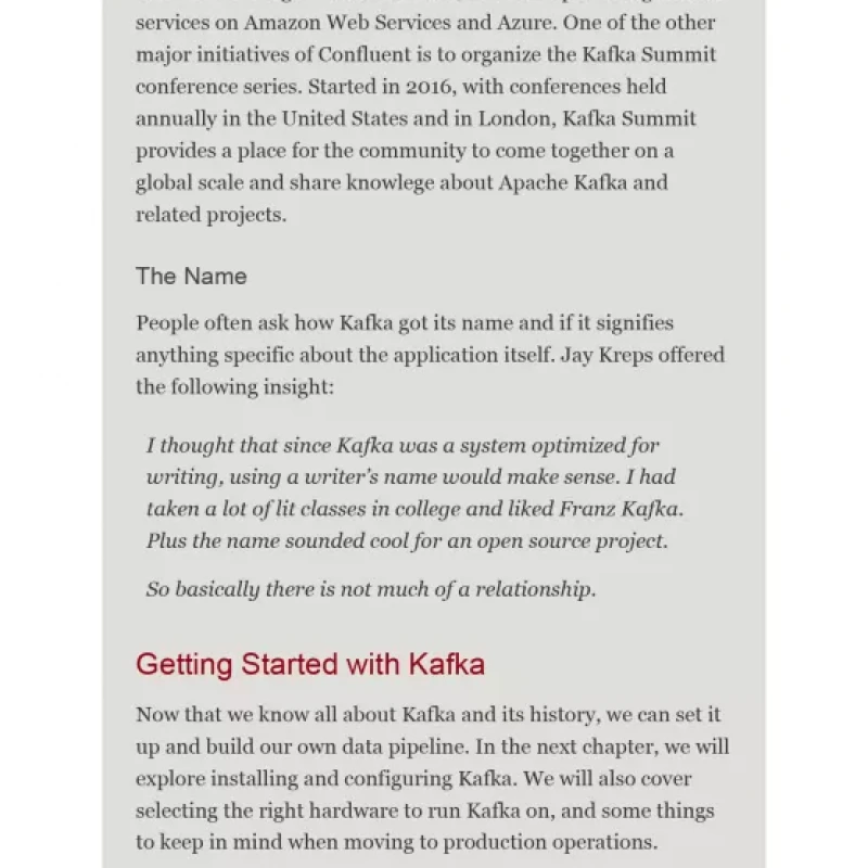 Kafka: The Definitive Guide