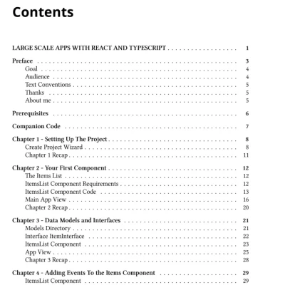 Large Scale Apps with React and TypeScript