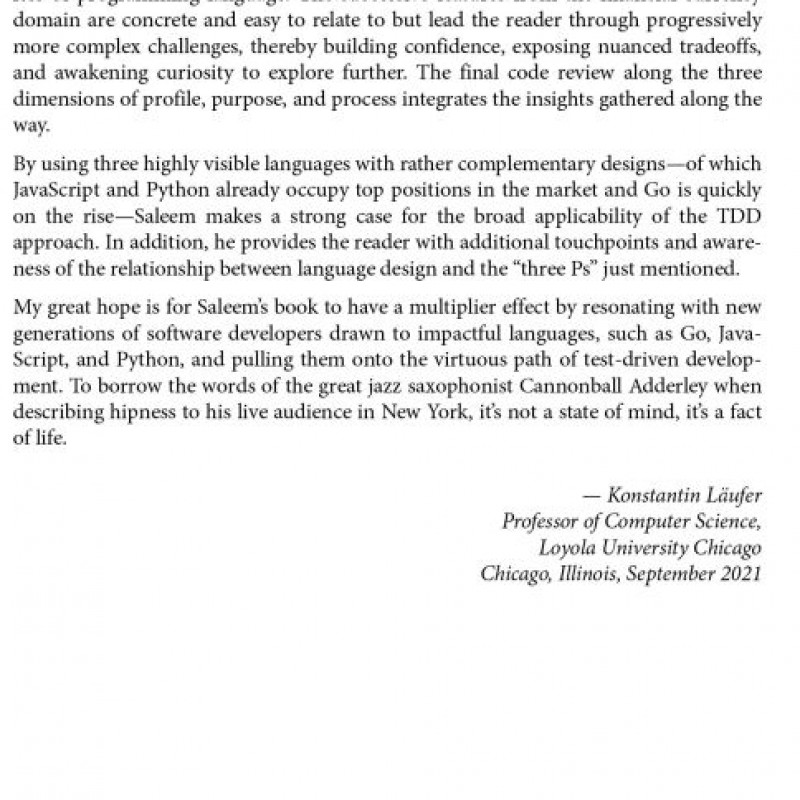 Learning Test-Driven Development A Polyglot Guide to Writing Uncluttered Code Sách tiếng anh