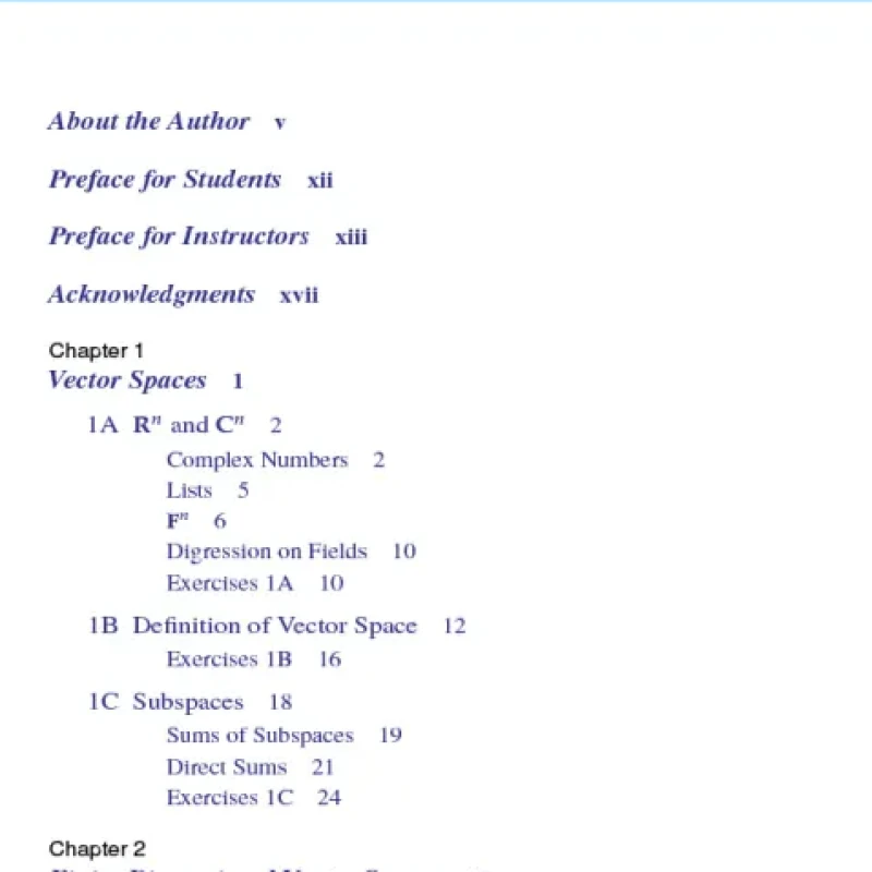 Linear Algebra Done Right, Third Edition 4E - Hanoibookstore