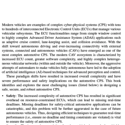 Machine Learning and Optimization Techniques for Automotive Cyber-Physical Systems