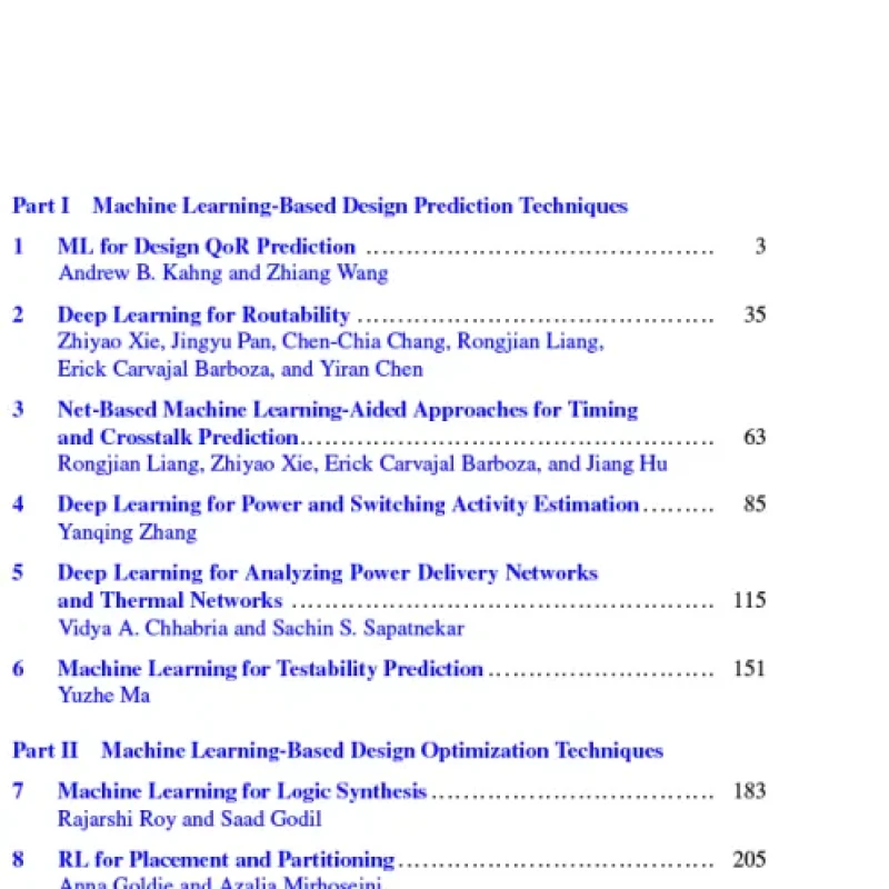 Machine Learning Applications in Electronic Design Automation
