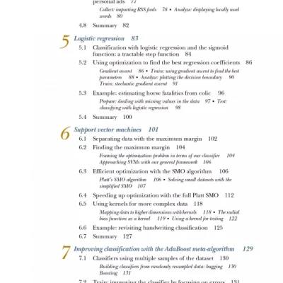 Machine Learning in Action Peter Harrington