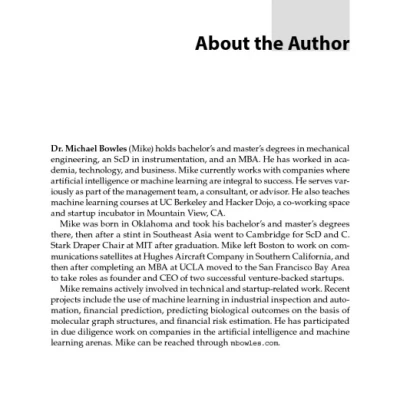 Machine Learning with Spark™ and Python