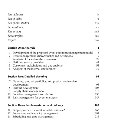 Sách Management of Event Operations (Events Management)