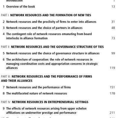 Sách Managing Network Resources - Alliances, Affiliations, and Other Relational Assets