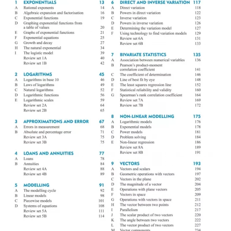 Mathematics Applications and Interpretation HL 2