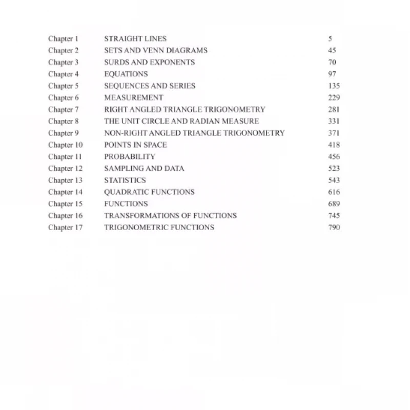 Mathematics - Core Topics HL 1