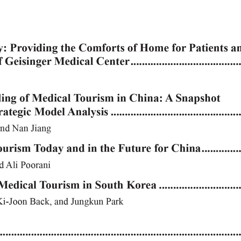 Sách Medical tourism and wellness hospitality bridging healthcare (H2H)