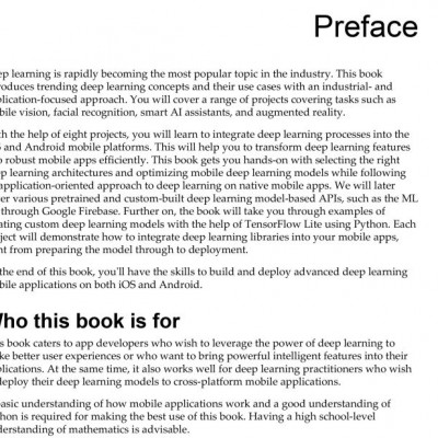 Mobile Deep Learning with TensorFlow Lite, ML Kit and Flutter (sách gia công)