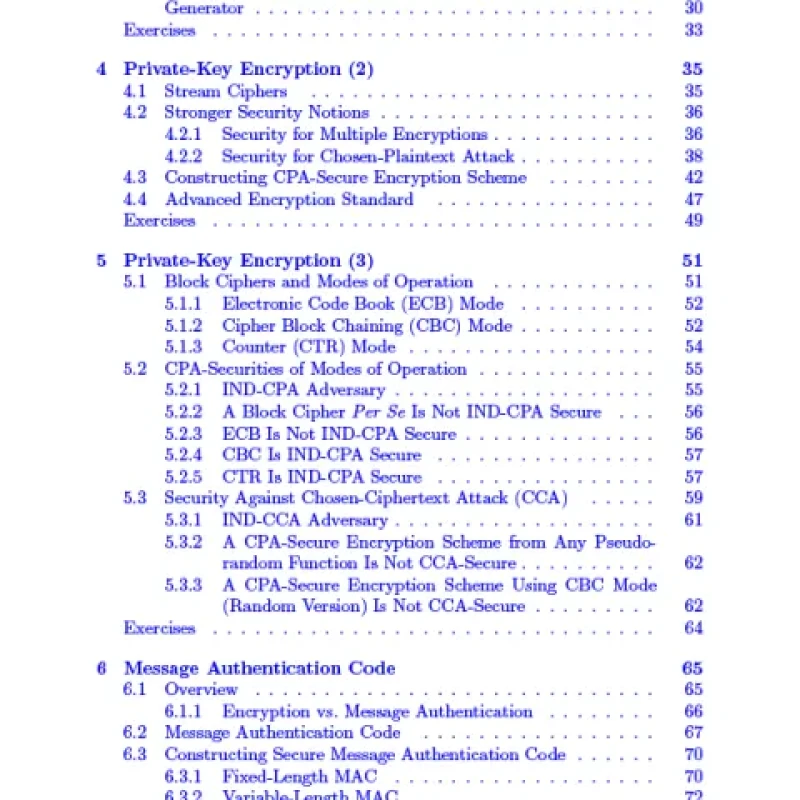 Modern Cryptography with Proof Techniques and Implementations