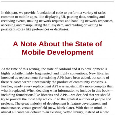 Native Application Development A Cross-Reference for iOS and Android (sách gia công)