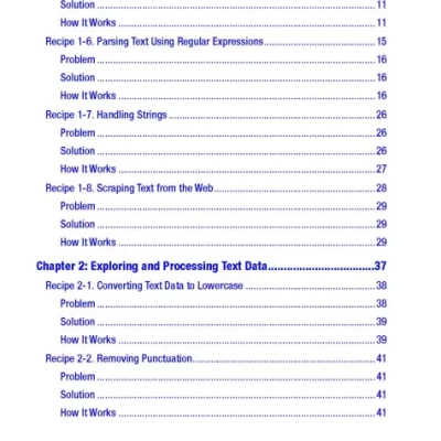 Natural Language Processing Recipes