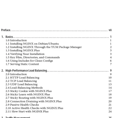 NGINX Cookbook Advanced Recipes for High-performance Load Balancing