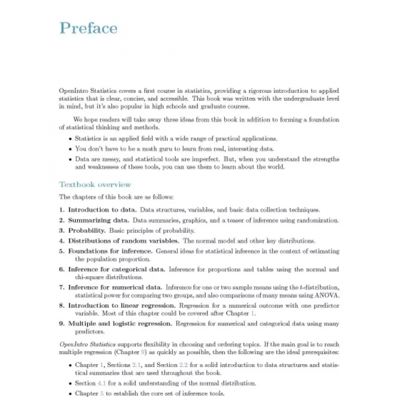 OpenIntro Statistics Fourth Edition