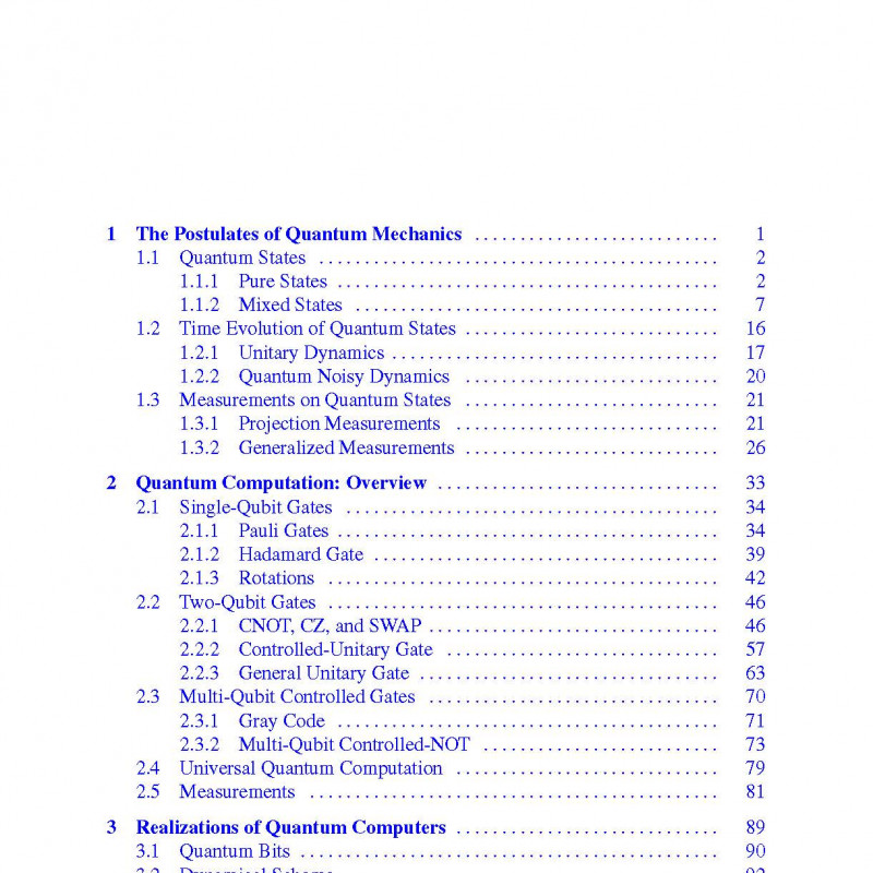 A Quantum Computation Workbook