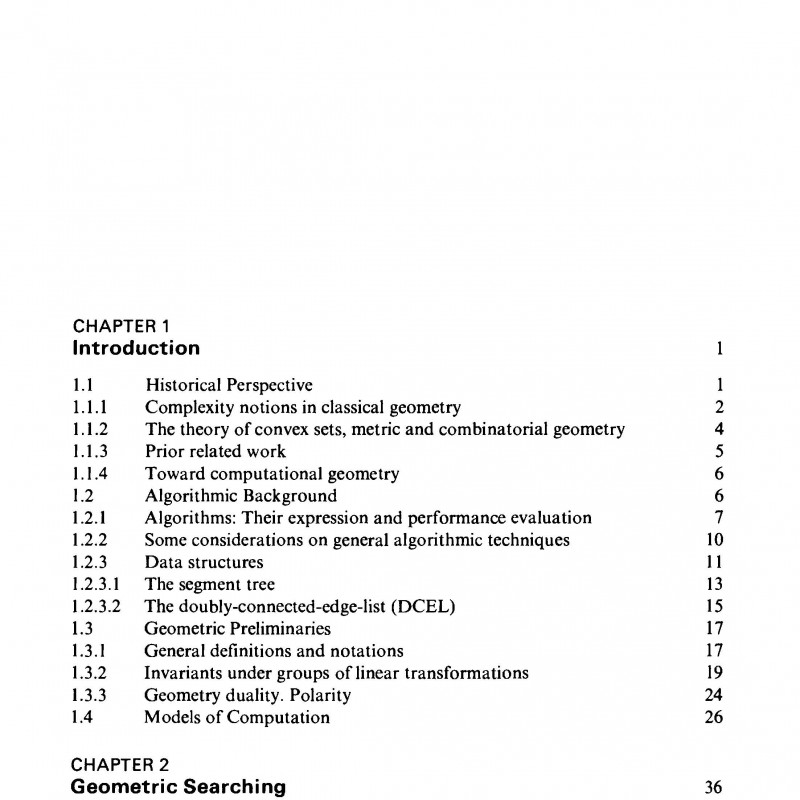 Computational Geometry