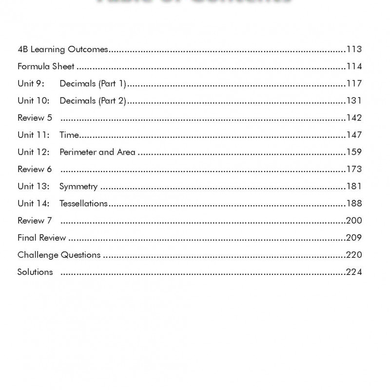 Singapore Math 4 (Sách đen trắng)