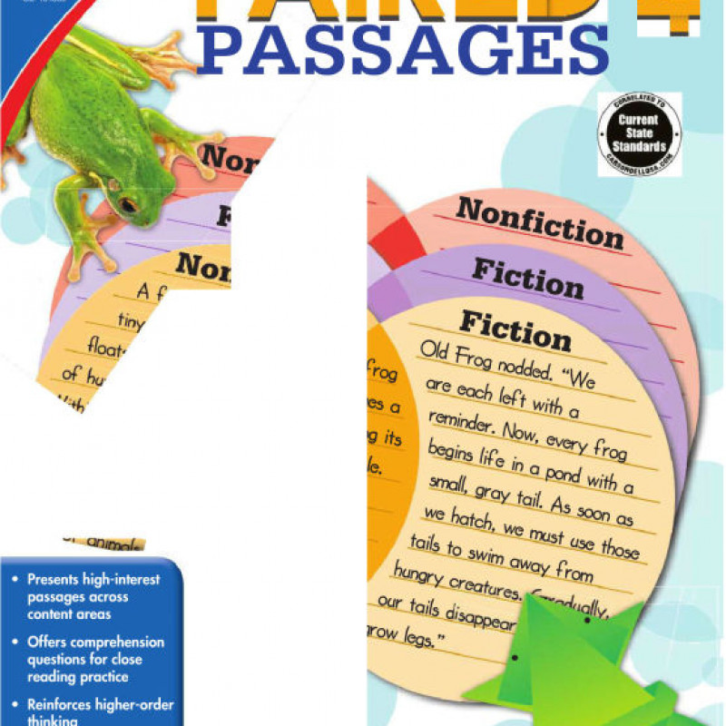PAIRED PASSAGE S GRADE 1-6 (Sách đen trắng)