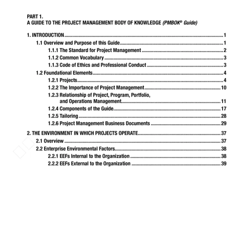 PMBOK A Guide to the Project Management 6th