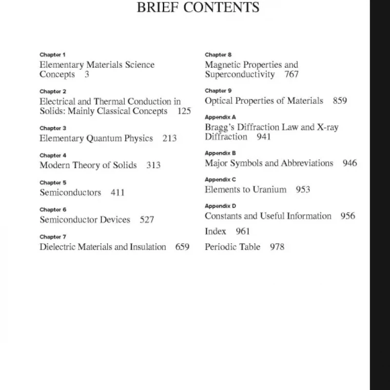 Principles of Electronic Materials and Devices